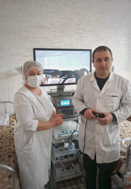 Вітаємо лікарню Чернівецької області з встановленням стійки 4К для лапароскопії